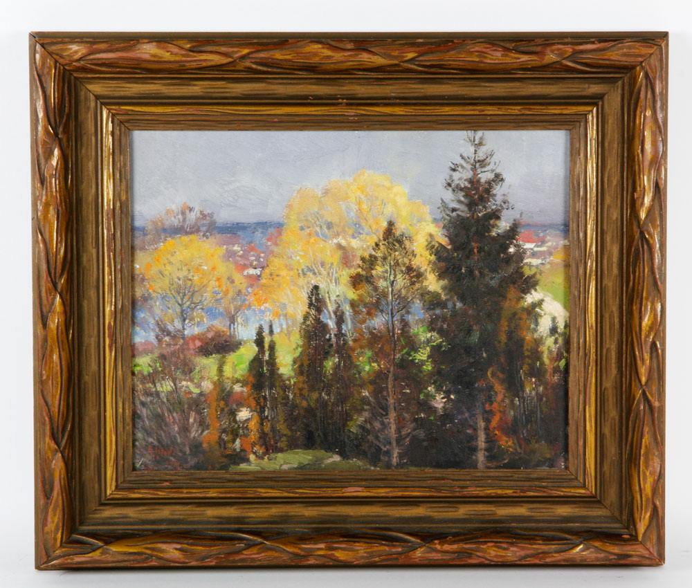 Appraisal: - Alten Autumn Scene O C Mathias Joseph Alten autumn