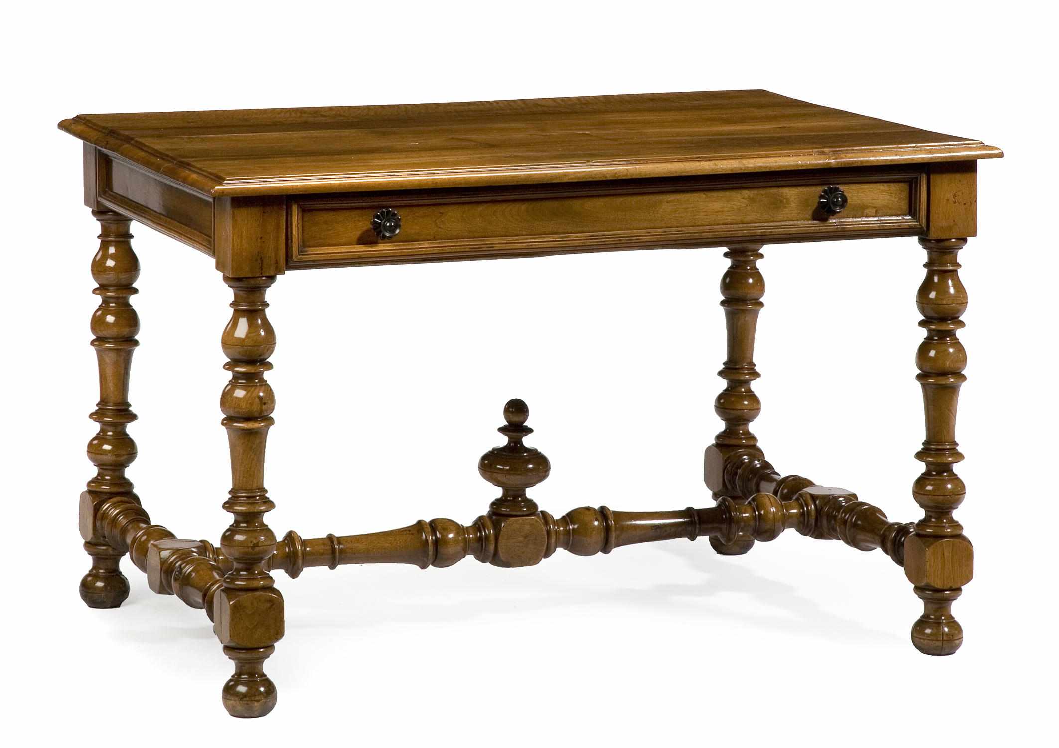 Appraisal: A Louis XIV style walnut table height in width in