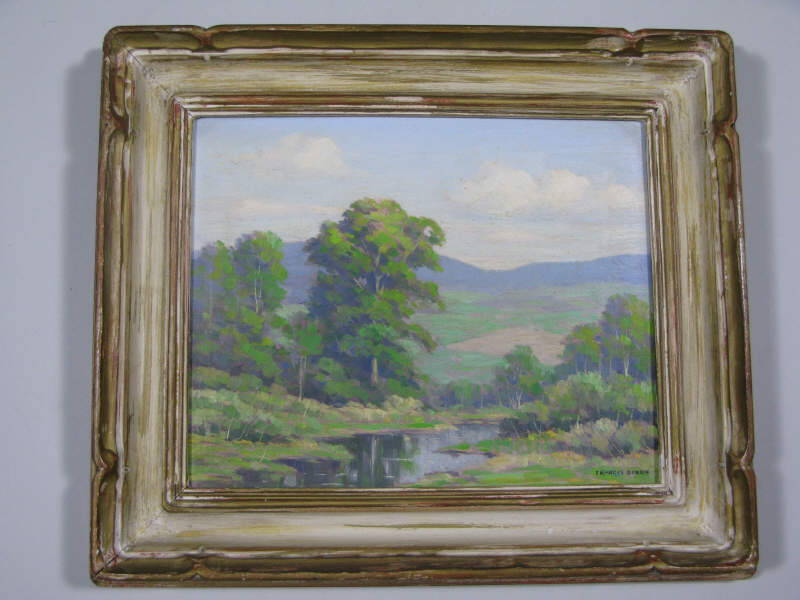 Appraisal: Francis Dixon NY CA - Summertime oil on board signed