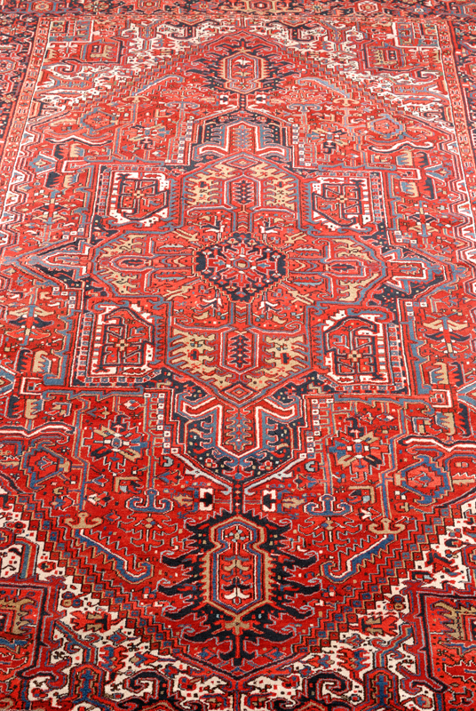 Appraisal: Heriz Carpet Northwest Persia second quarter th century slight end