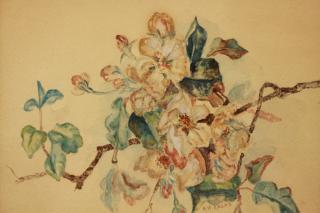 Appraisal: Signed th C Still Life Watercolor Signed th C Still