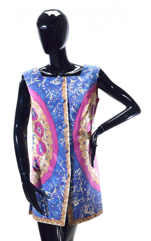 Appraisal: A 'S PUCCI SHIFT DRESS Cotton button fronted kaleidoscope patterned