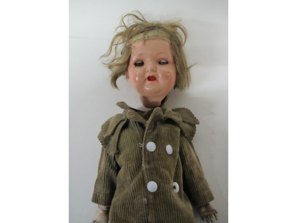 Appraisal: Girl doll by Koppelsdorf in parts