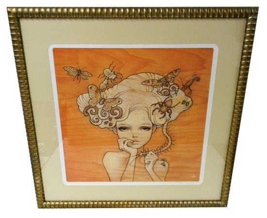 Appraisal: Audrey Kawasaki American b Lydia gicl e print on paper