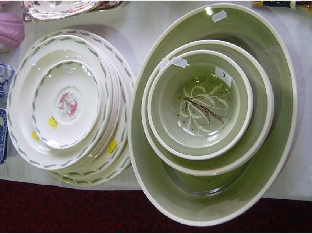 Appraisal: A collection of Susie Cooper Chinese Fern pattern wares with