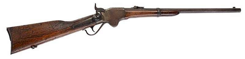 Appraisal: Spencer Civil War Model Lever Action Carbine cal rimfire -