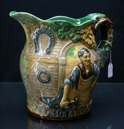 Appraisal: A Royal Doulton Village Blacksmith jug by Noke edition of