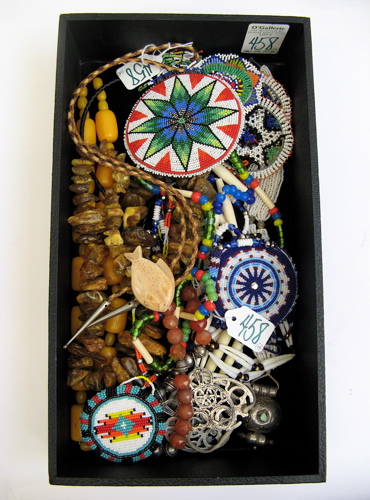 Appraisal: COLLECTION OF NATIVE AMERICAN AND OTHER JEWELRY pieces total including