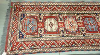 Appraisal: Caucasian Oriental runner ' x ' Caucasian Oriental runner '