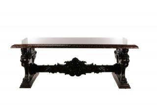 Appraisal: Renaissance Revival English Dining Table English th century A Renaissance