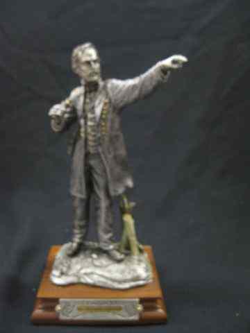 Appraisal: Chilmark Pewter Civil War Figurine ''William T Sherman'' by Francis