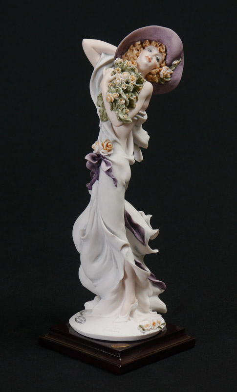 Appraisal: GIUSEPPE ARMANI FLORENCE SCULTURE d'ARTE FIGURINE ''PLAYFUL BREEZE'' C Member