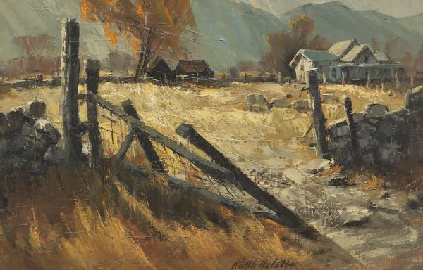 Appraisal: RALPH HULETT AMERICAN - x Round Valley Ranch Oil on