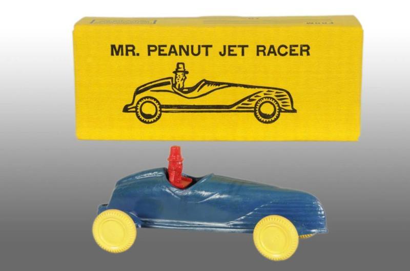 Appraisal: Plastic Planters Peanut Mr Peanut Jet Racer Toy Description s