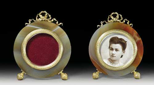 Appraisal: PAIR OF PICTURE FRAMES Marked Russia - In the style