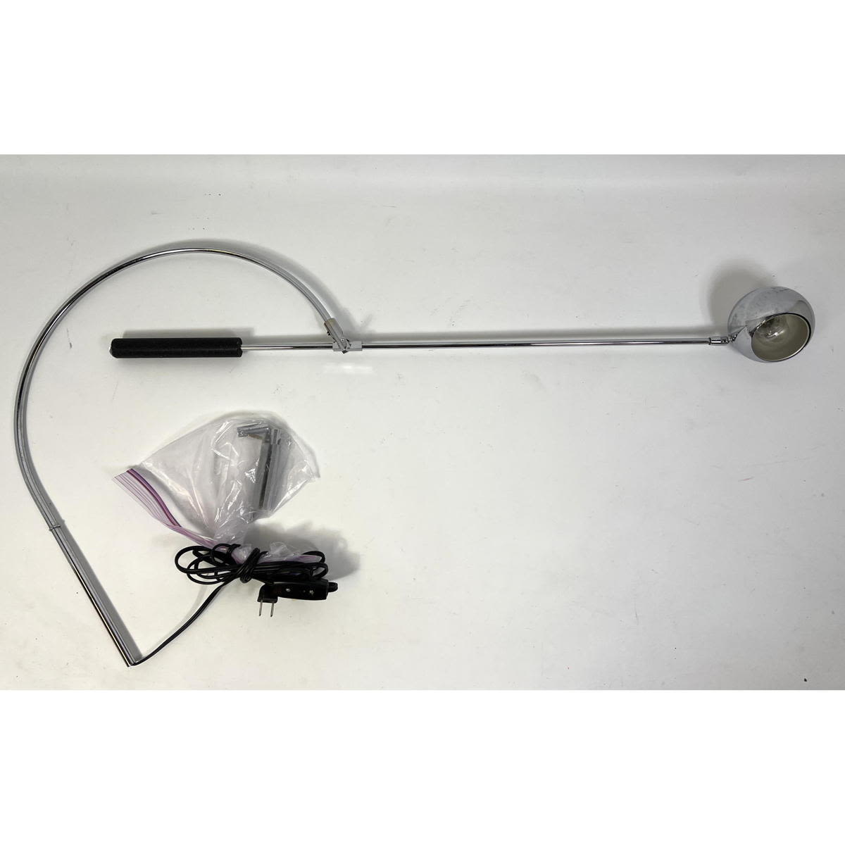 Appraisal: ROBERT SONNEMAN 'ORBITER' WALL SCONCE Swing arm Wall Lamp with