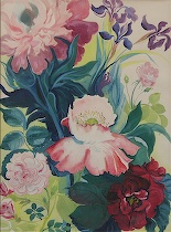 Appraisal: Marian Bryson American Cleveland th Century Floral still life Watercolor