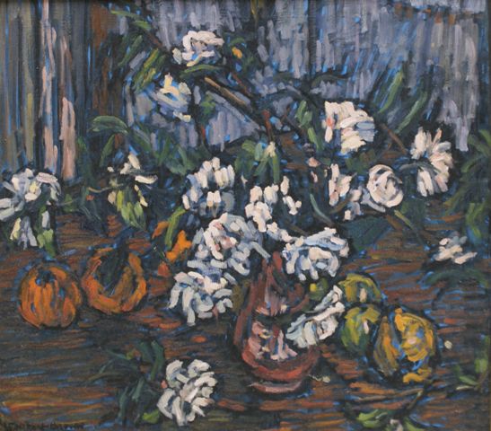 Appraisal: Peg Garran-Brown working s- s Still Life oil on board