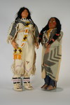 Appraisal: DOLL - Lot of two composition Skookum dolls one with