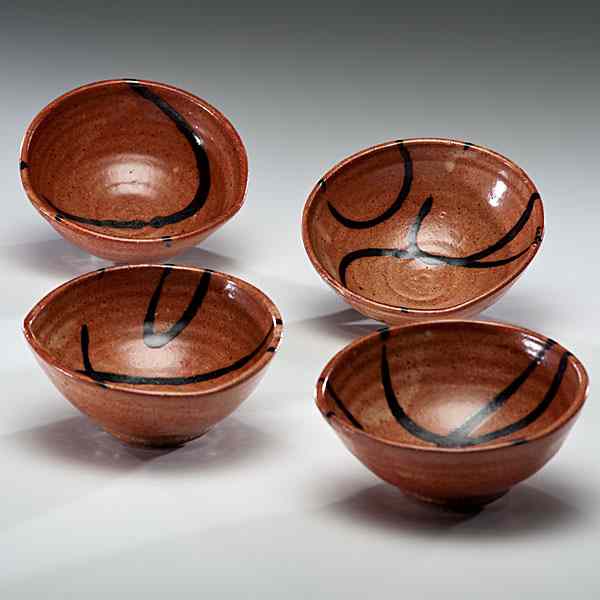 Appraisal: Warren MacKenzie USA Set of Four Matching Bowlsca Stoneware each