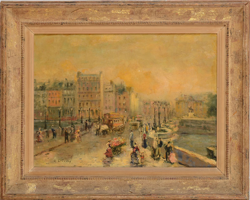 Appraisal: AFTER ALBERT MARIE LEBOURG - LE PONT NEUF Oil on