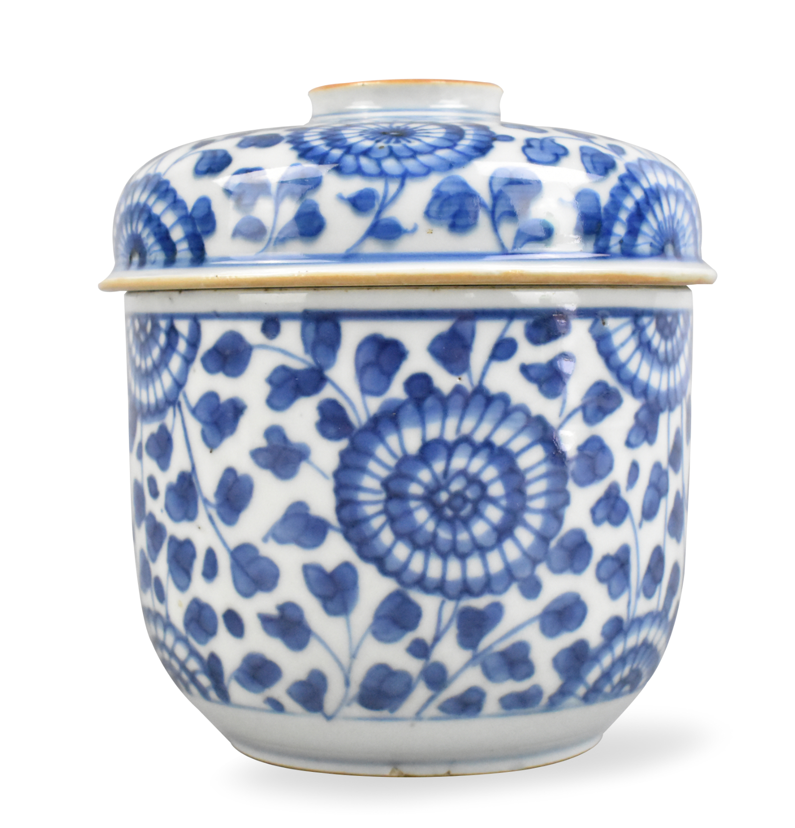 Appraisal: A Chinese blue and white jar with cover dated from