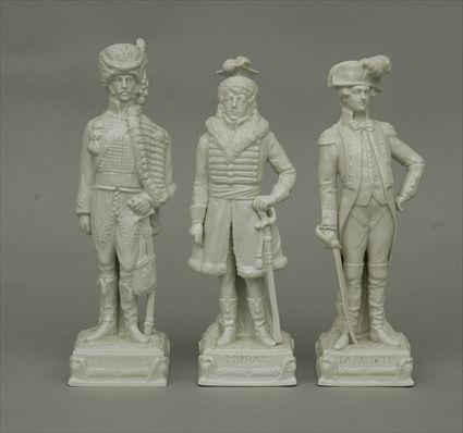 Appraisal: Misc Group of Three Blanc de Chine Figures