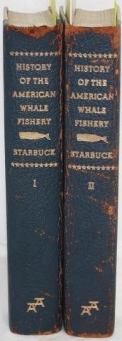 Appraisal: HISTORY OF THE AMERICAN WHALE FISHERY VOLUMESET OF BOOKS BY