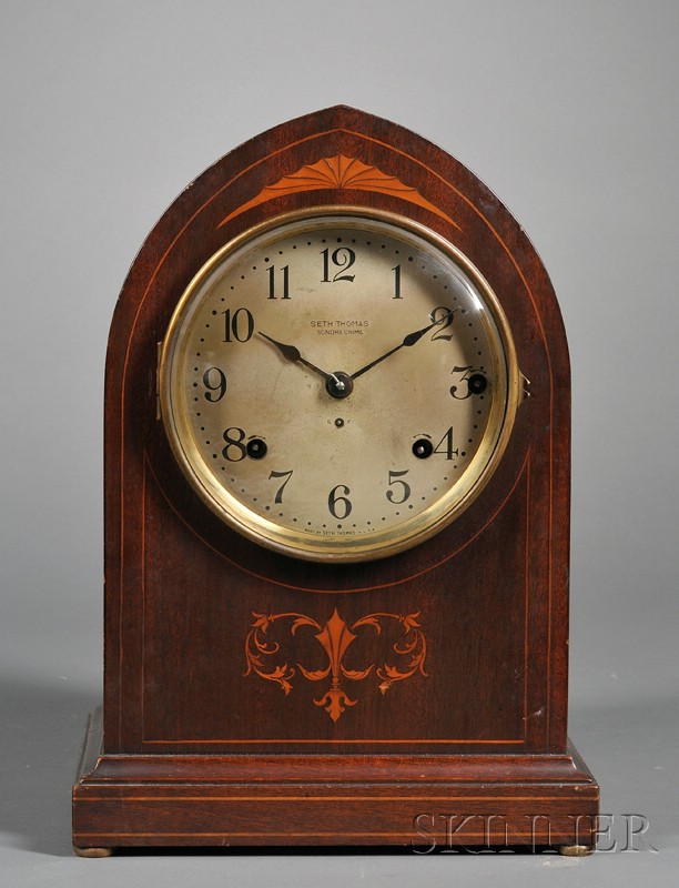 Appraisal: Seth Thomas Sonora Chime Mantel Clock Thomaston Connecticut with inlaid