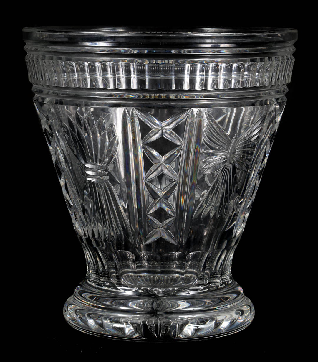 Appraisal: Waterford crystal champagne bottle cooler in H in Diam Condition