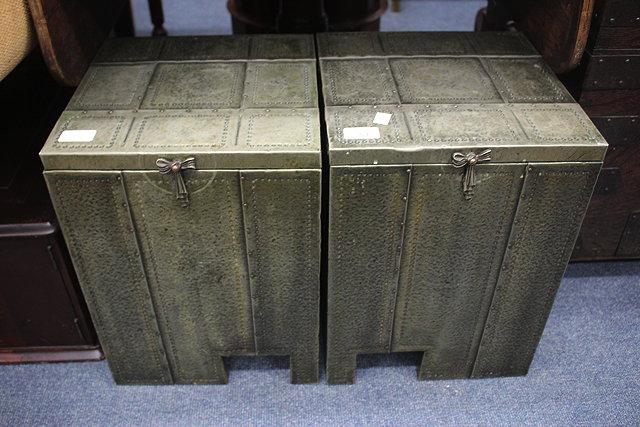 Appraisal: A PAIR OF EARLY TO MID TH CENTURY COAL BUCKETS