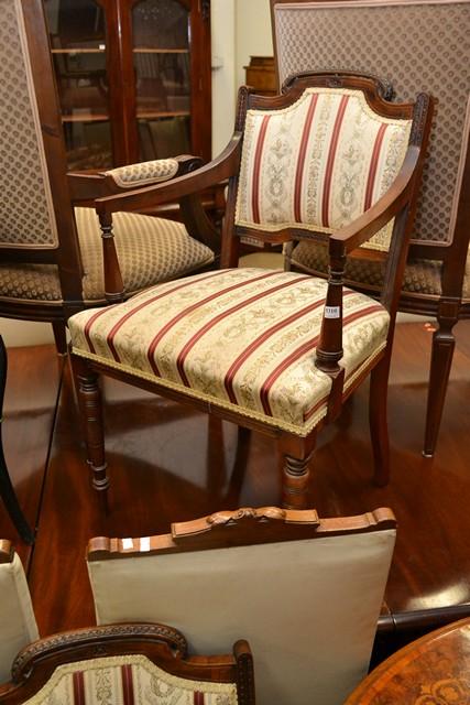 Appraisal: A SET OF FOUR EDWARDIAN DINING CHAIRS A SET OF