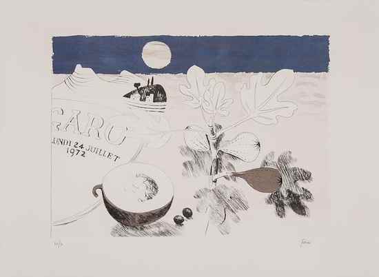 Appraisal: Mary Fedden - Figs lithograph printed in colours signed in