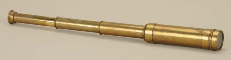 Appraisal: Brass Telescope Description th Century Unmarked Science Instrument Size -