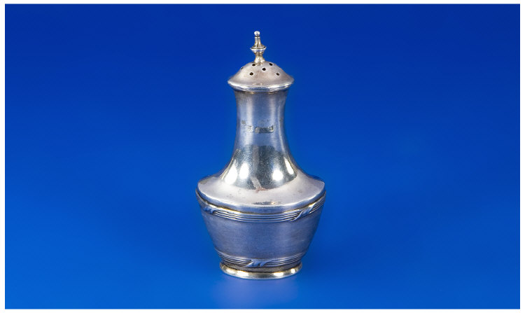 Appraisal: Silver Pepperette Hallmarked For Chester f Height mm