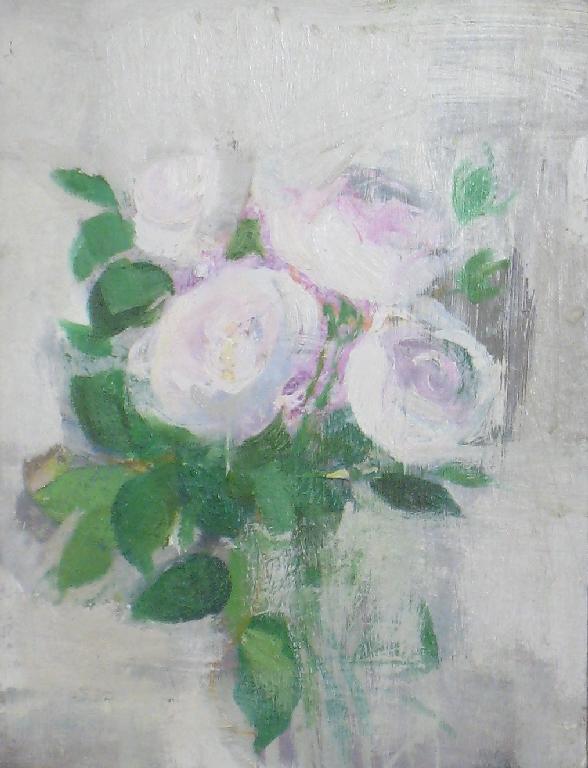 Appraisal: BARBARA DORF A Still Life of Roses with traces of