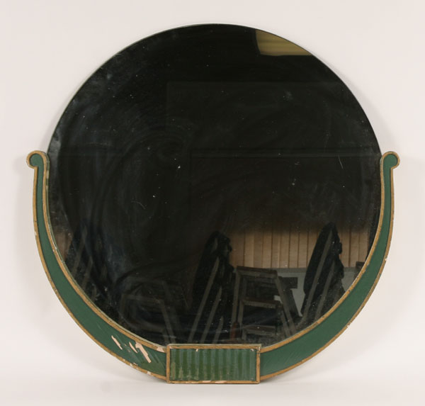 Appraisal: Kittinger Modern oval vanity mirror in the style of Mid