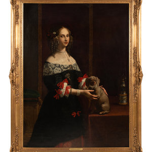 Appraisal: Attributed to Nicolaes Maes Dutch - Portrait of a Lady