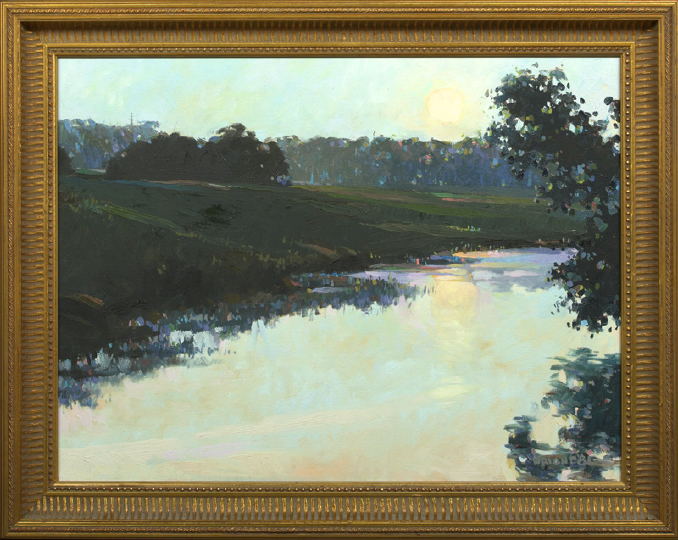 Appraisal: Don Wright American Louisiana - Morning Reflection acrylic on canvas