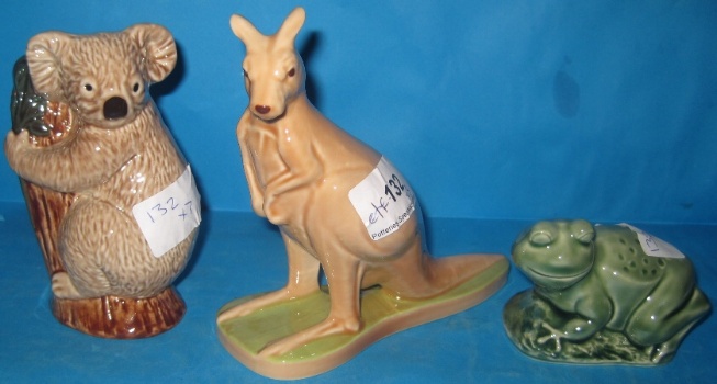 Appraisal: Wade Figures Australian Koala Bear Australian Kangaroo and Smiling Frog