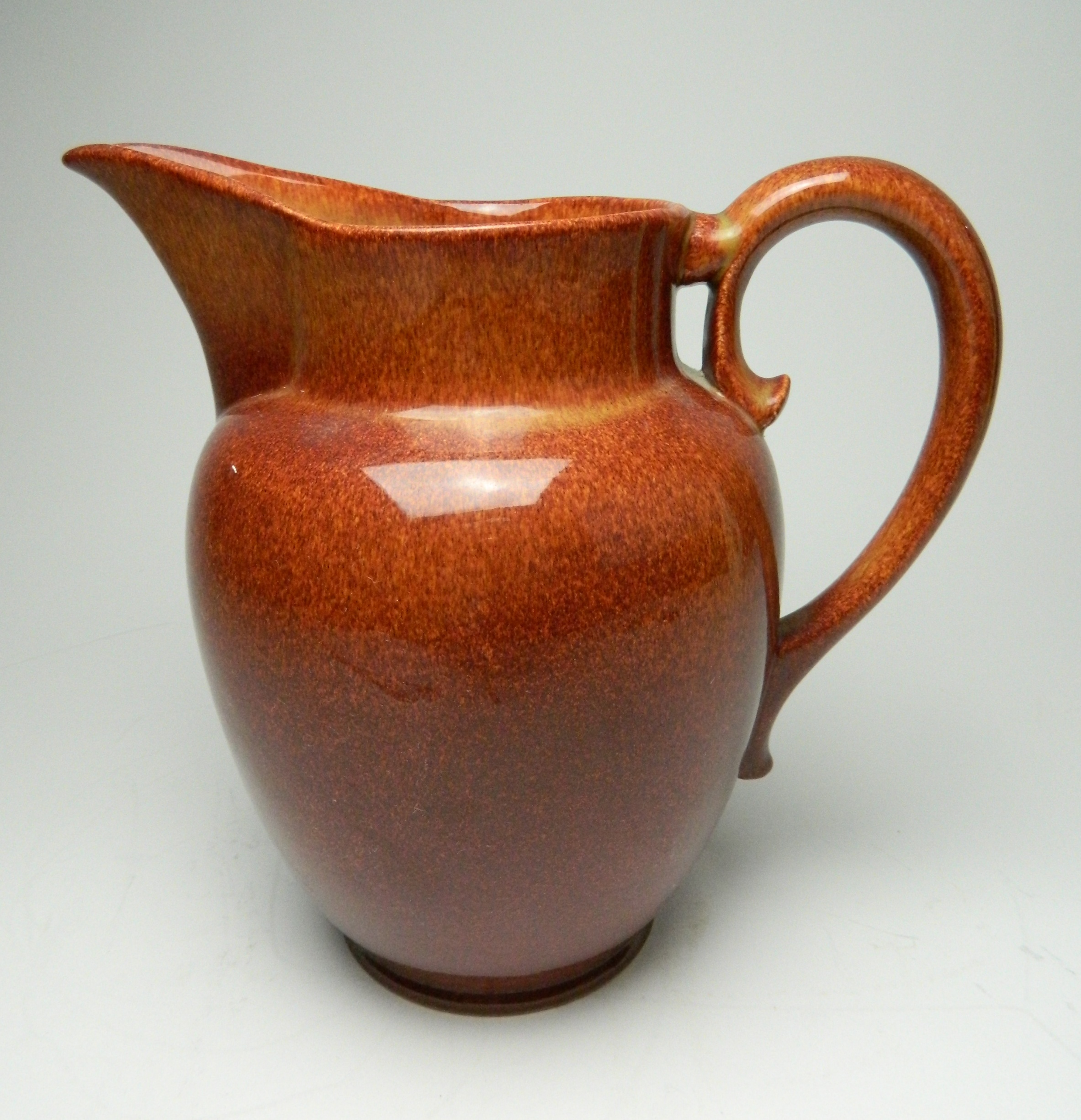 Appraisal: Cowan pottery pitcher foliage glaze ''h