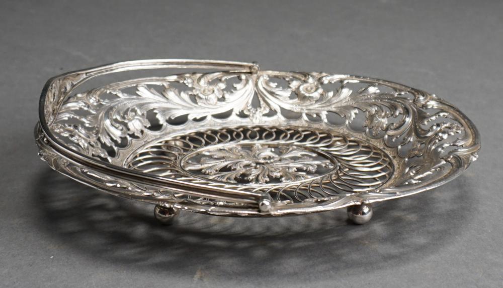 Appraisal: George Sharp for Bailey Co Coin Silver Basket ozt