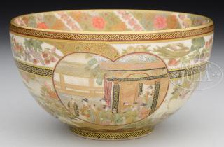 Appraisal: SATSUMA POTTERY BOWL Japan Meiji period The bowl with rounded