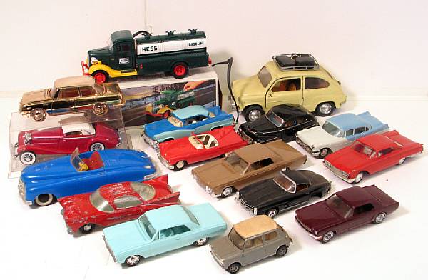 Appraisal: Promotional vehicles Lot includes plastic and metal examples of cars