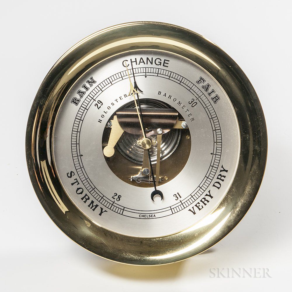 Appraisal: -inch Chelsea Barometer -inch Chelsea Barometer classic Chelsea ship's bell