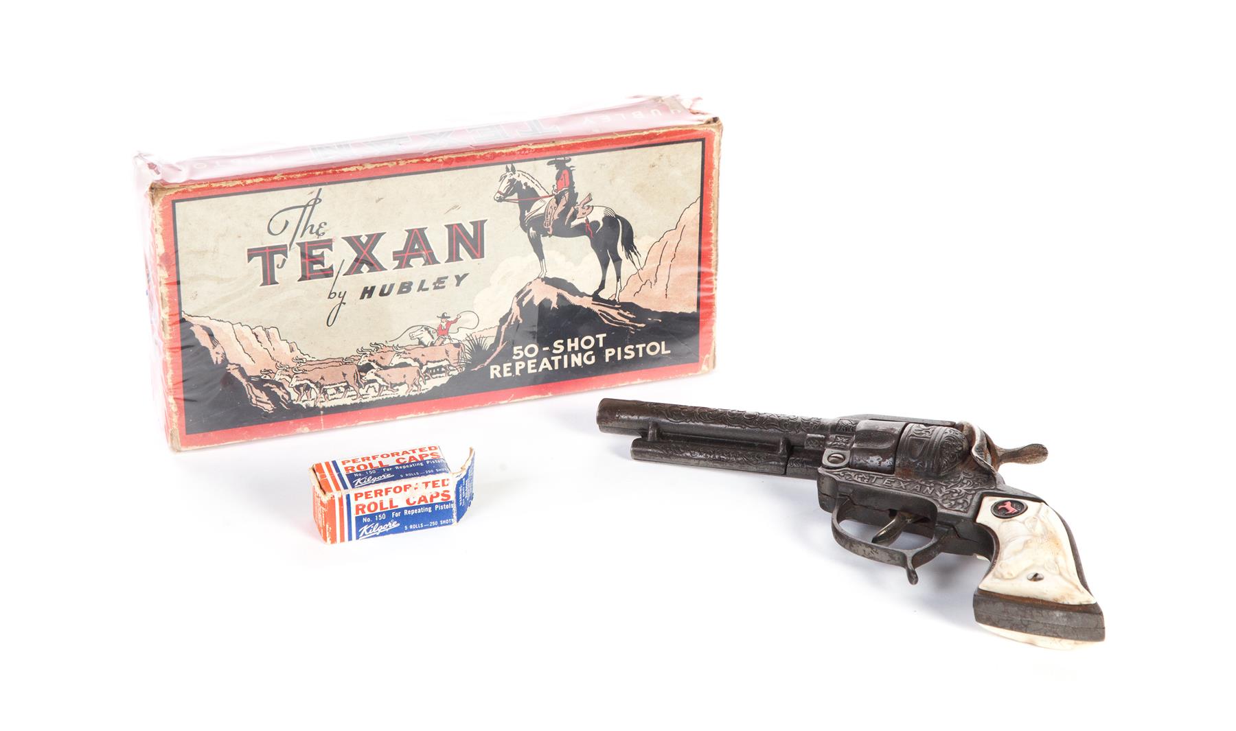 Appraisal: THE TEXAN TOY PISTOL BY HUBLEY American mid th century