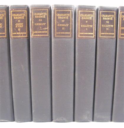 Appraisal: vols The Shakespeare Head Bronte Bronte Anne Charlotte Emily Patrick