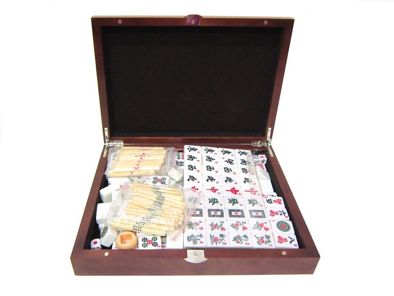 Appraisal: A DAL ROSSI ITALY BOXED FIGURED WOOD GAMES SET A