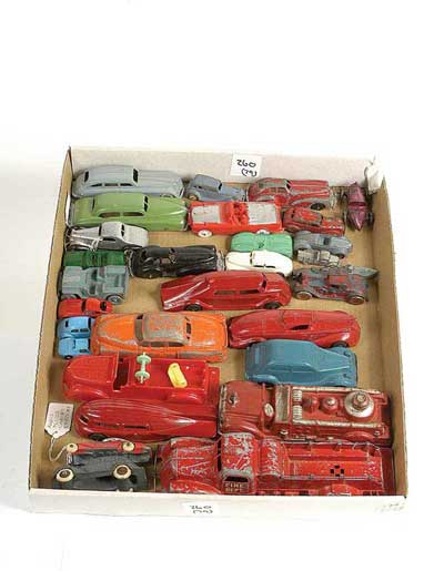 Appraisal: American unboxed diecast and rubber vehicles a mixed group To