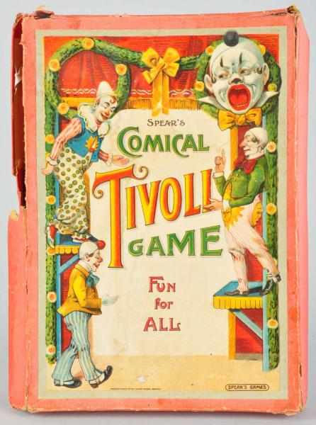 Appraisal: Comical Tivoli Marble Game in Box Description Late century Made